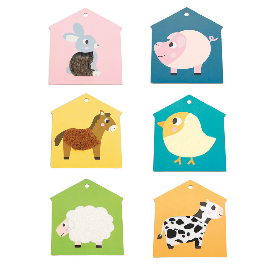 Janod Tactile Cards - Farm