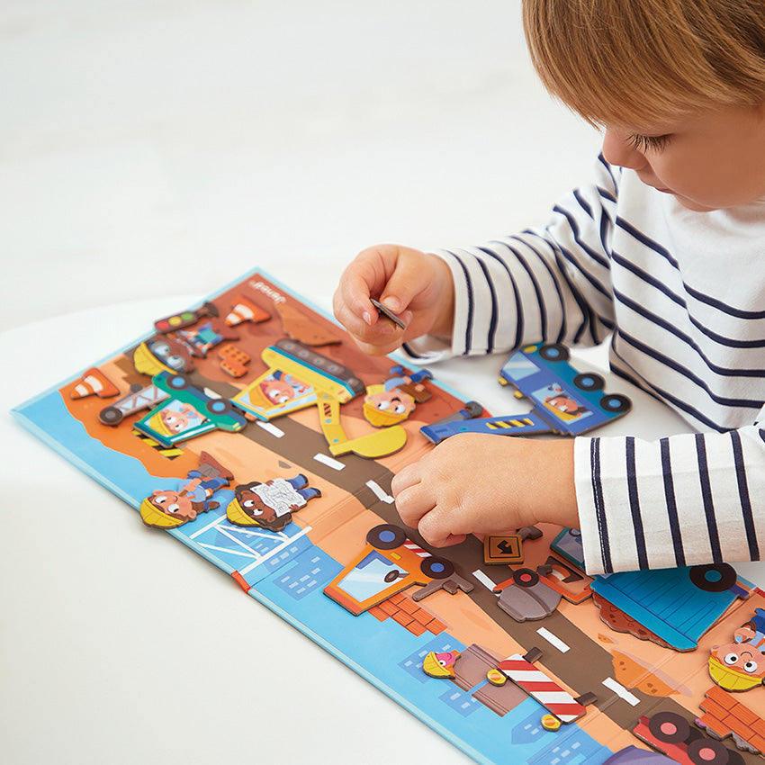 Janod Magnetic Story - Building Site