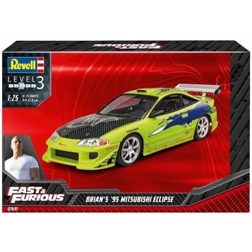 Revell Fast & Furious Brian's 1995 Mitsubishi Eclipse 1:25 - 07691