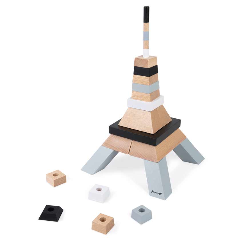 Janod Eiffel Tower Building Blocks