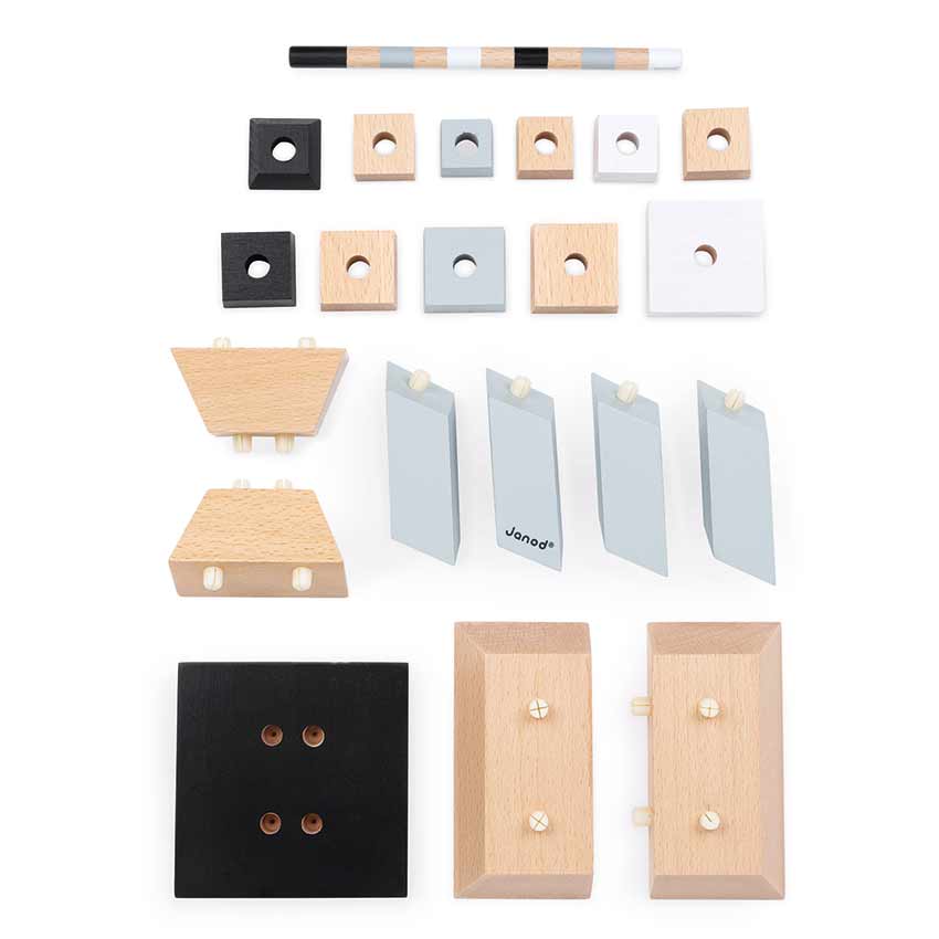 Janod Eiffel Tower Building Blocks