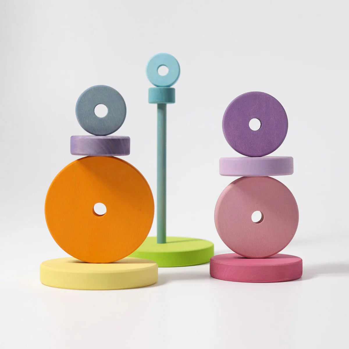 Grimm's Large Stacking Conical Tower - Pastel