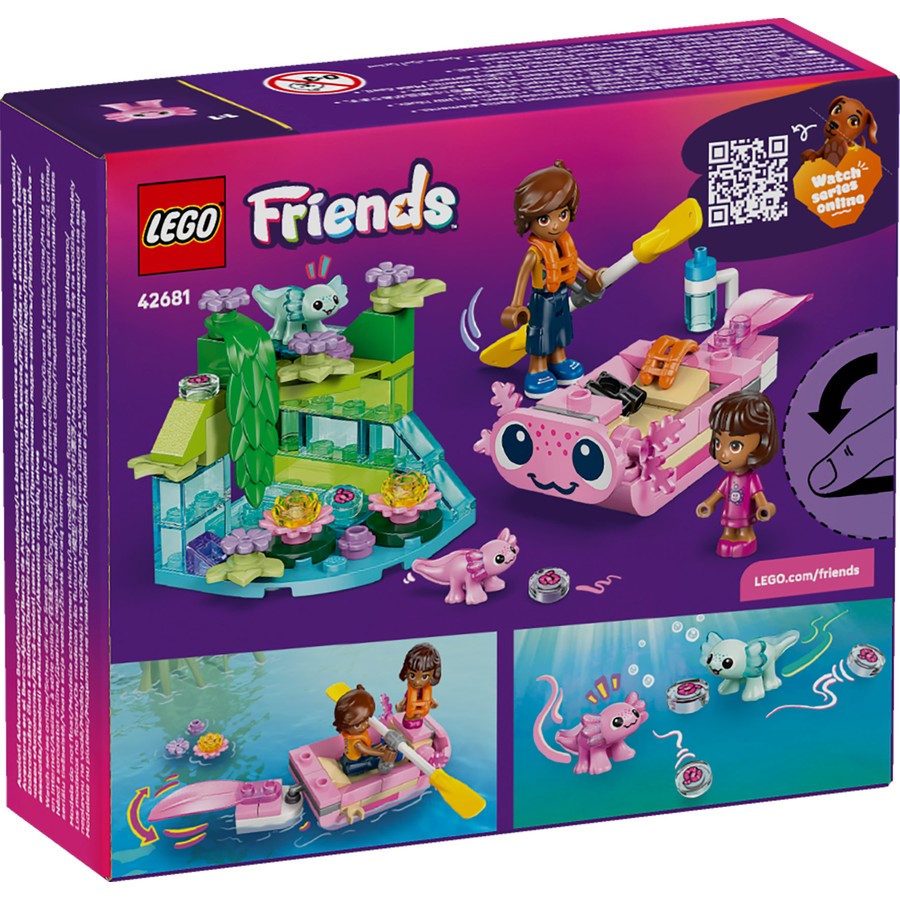 LEGO Friends Axolotl Adventure Boat 42681