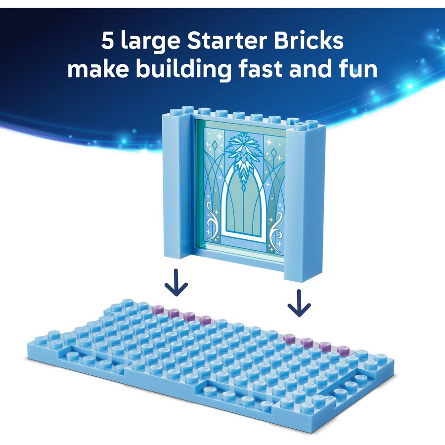 LEGO Disney Elsa’s Ice Castle & Snow Ride Adventure 43281