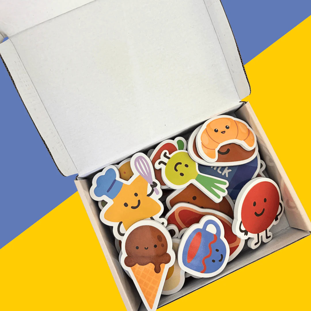SmartyPals - Little Chef Magnet Set | Magnetic Food Play Pieces for Kids