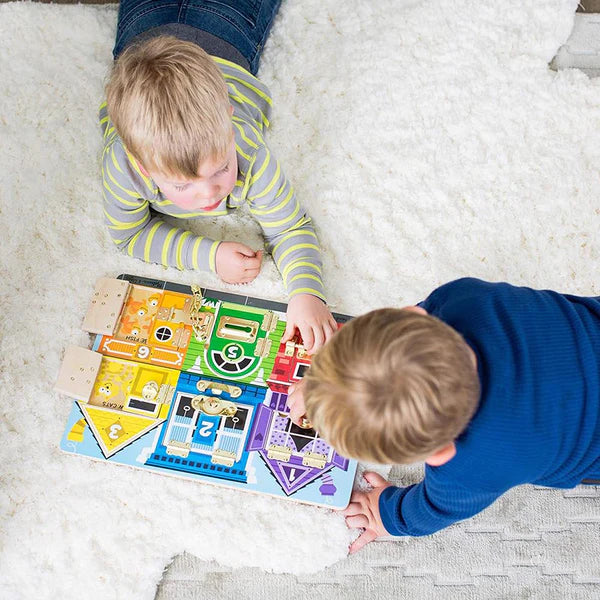 Melissa and Doug Latches Board Wooden