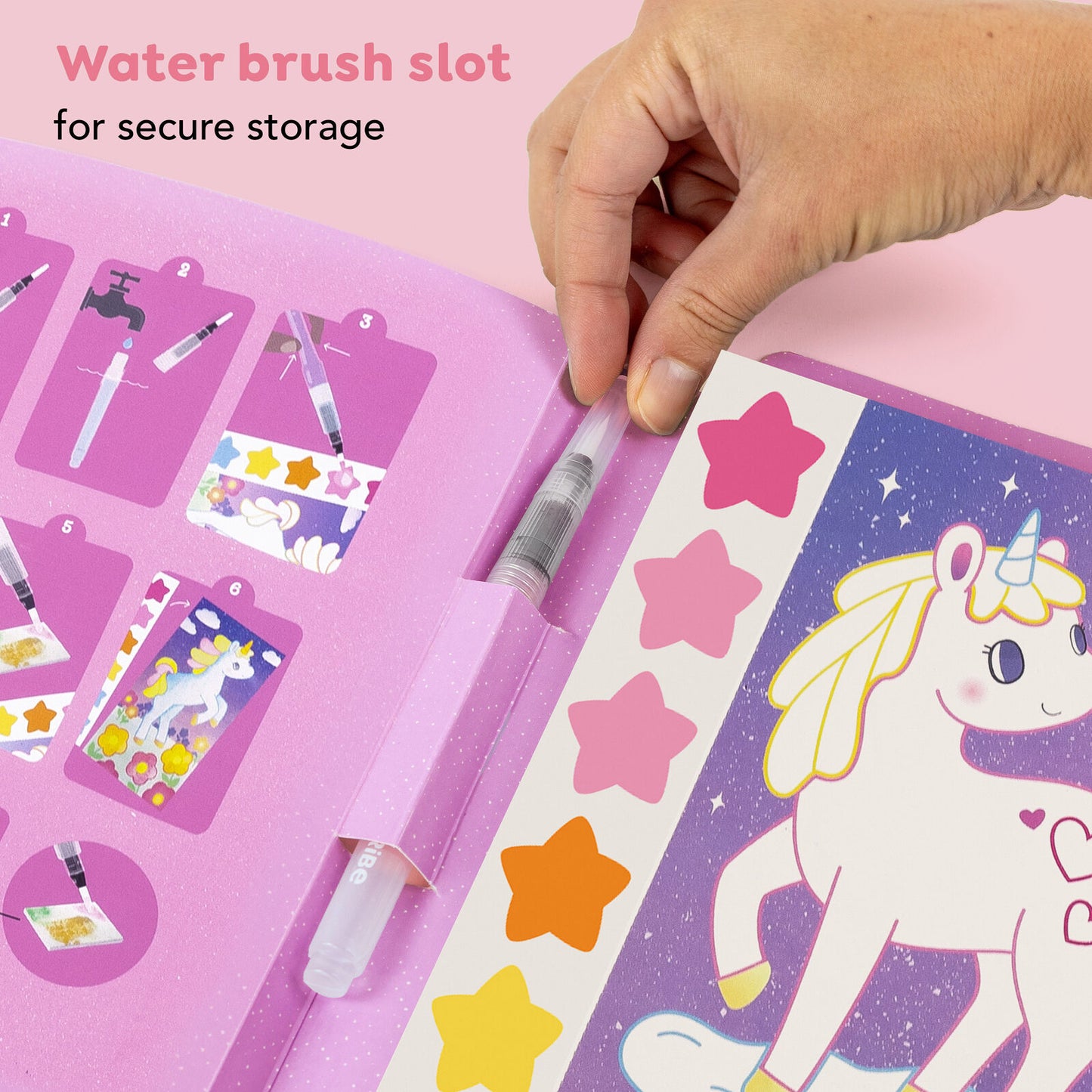 Tiger Tribe Paint a Picture Set - Unicorn Skies