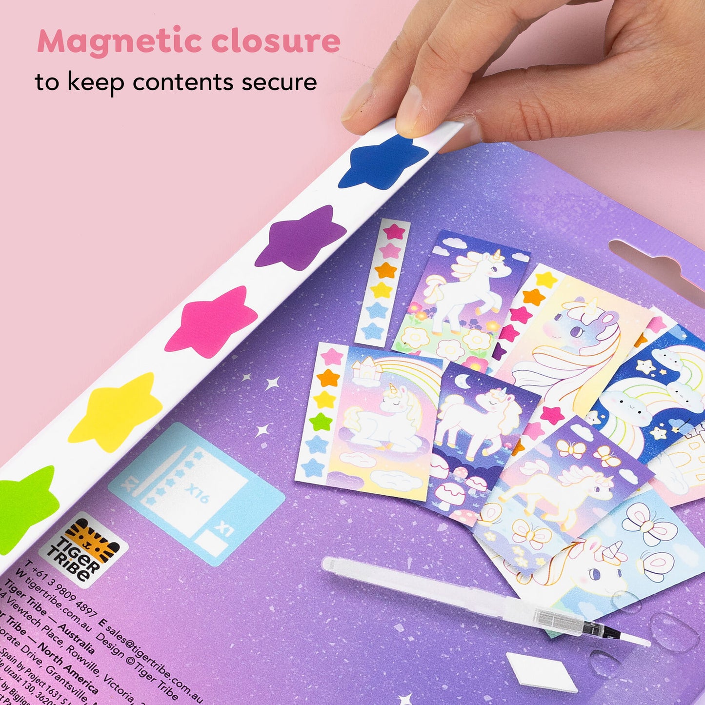 Tiger Tribe Paint a Picture Set - Unicorn Skies