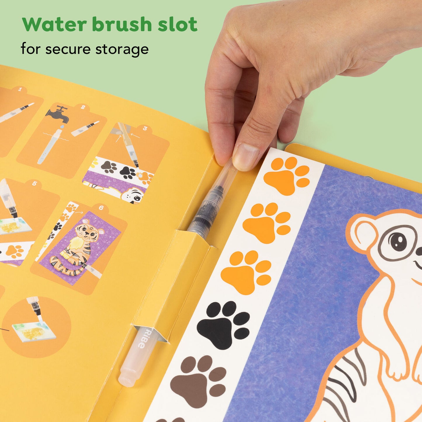 Tiger Tribe Paint a Picture Set - Wild Animals