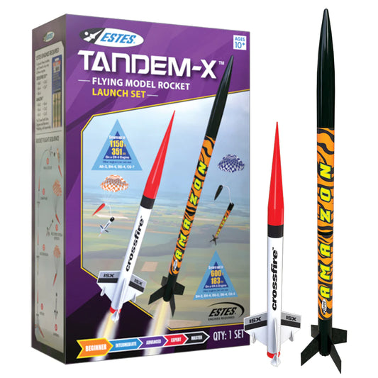 Estes Tandem-X (2 Rockets) Model Rocket Launch Set