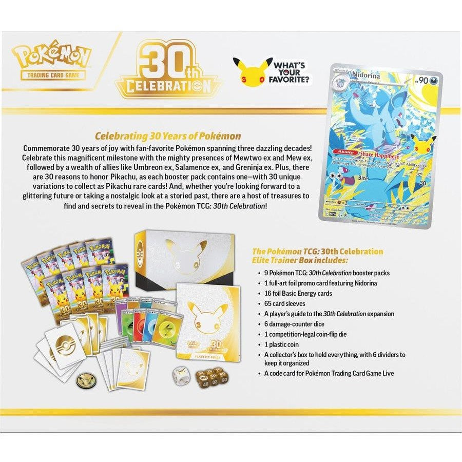 Pokemon TCG: 30th Celebration - Elite Trainer Box