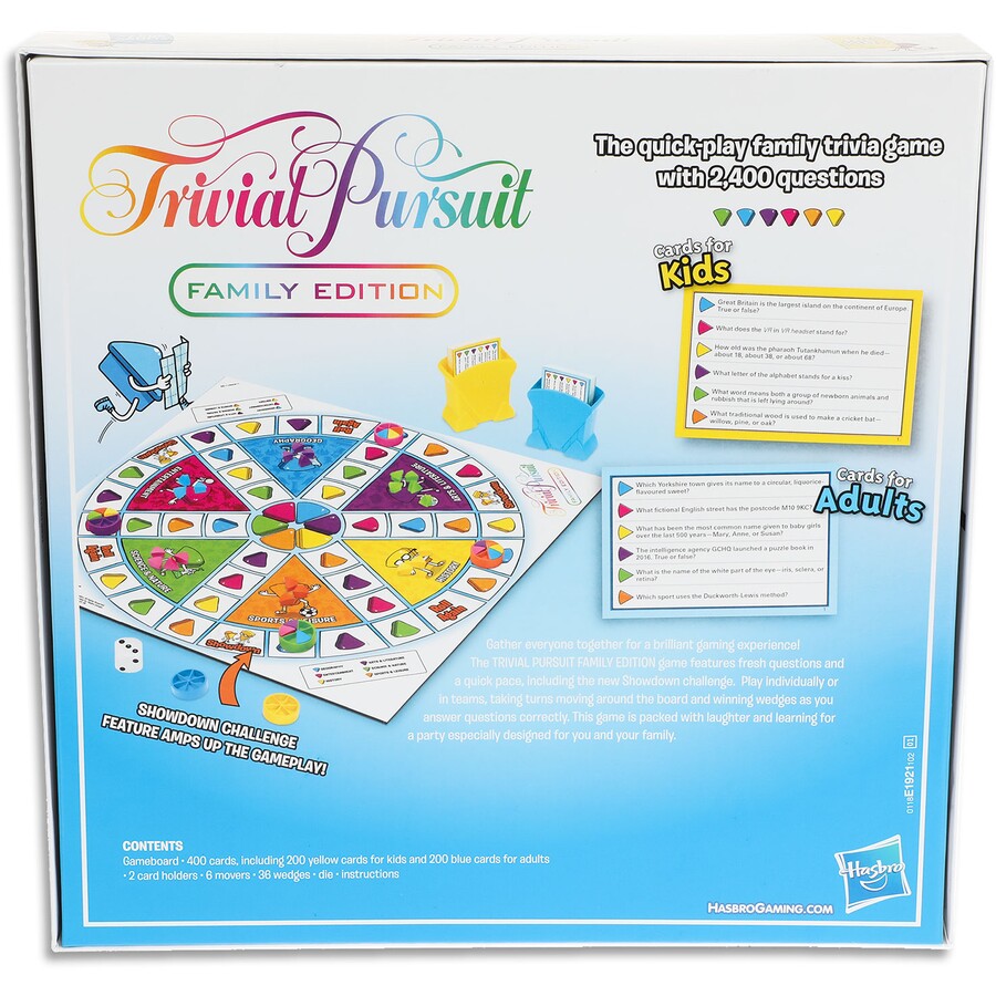 Trivial Pursuit - Family Edition Game