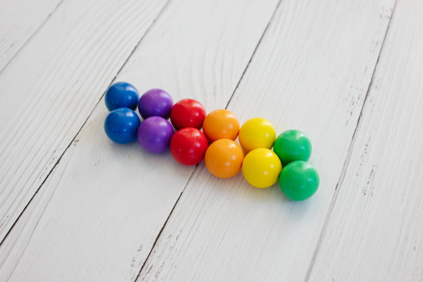 Connetix Tiles 12 Piece Rainbow Replacement Ball Pack