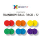Connetix Tiles 12 Piece Rainbow Replacement Ball Pack