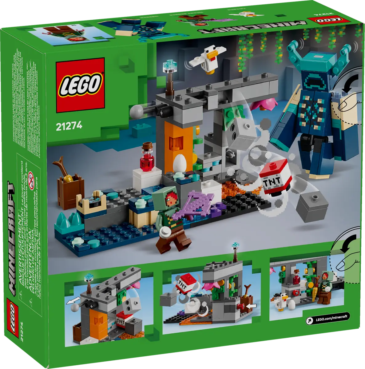 LEGO Minecraft The Warden Encounter 21274