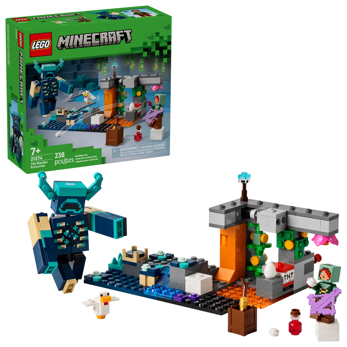 LEGO Minecraft The Warden Encounter 21274