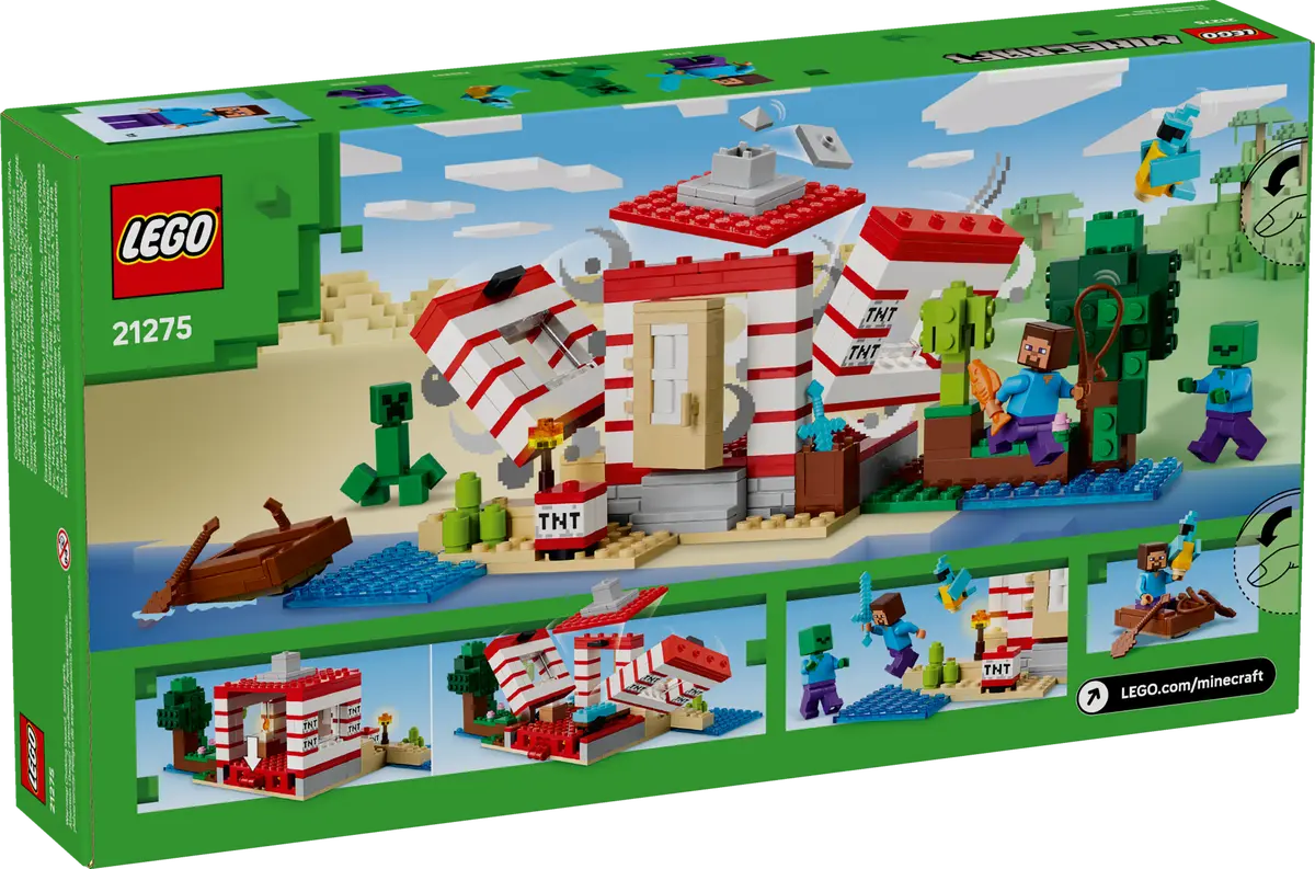 LEGO Minecraft The TNT Jungle House 21275