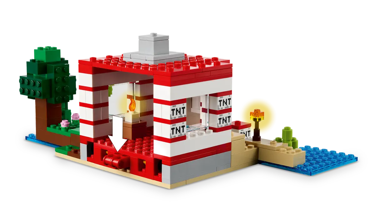 LEGO Minecraft The TNT Jungle House 21275
