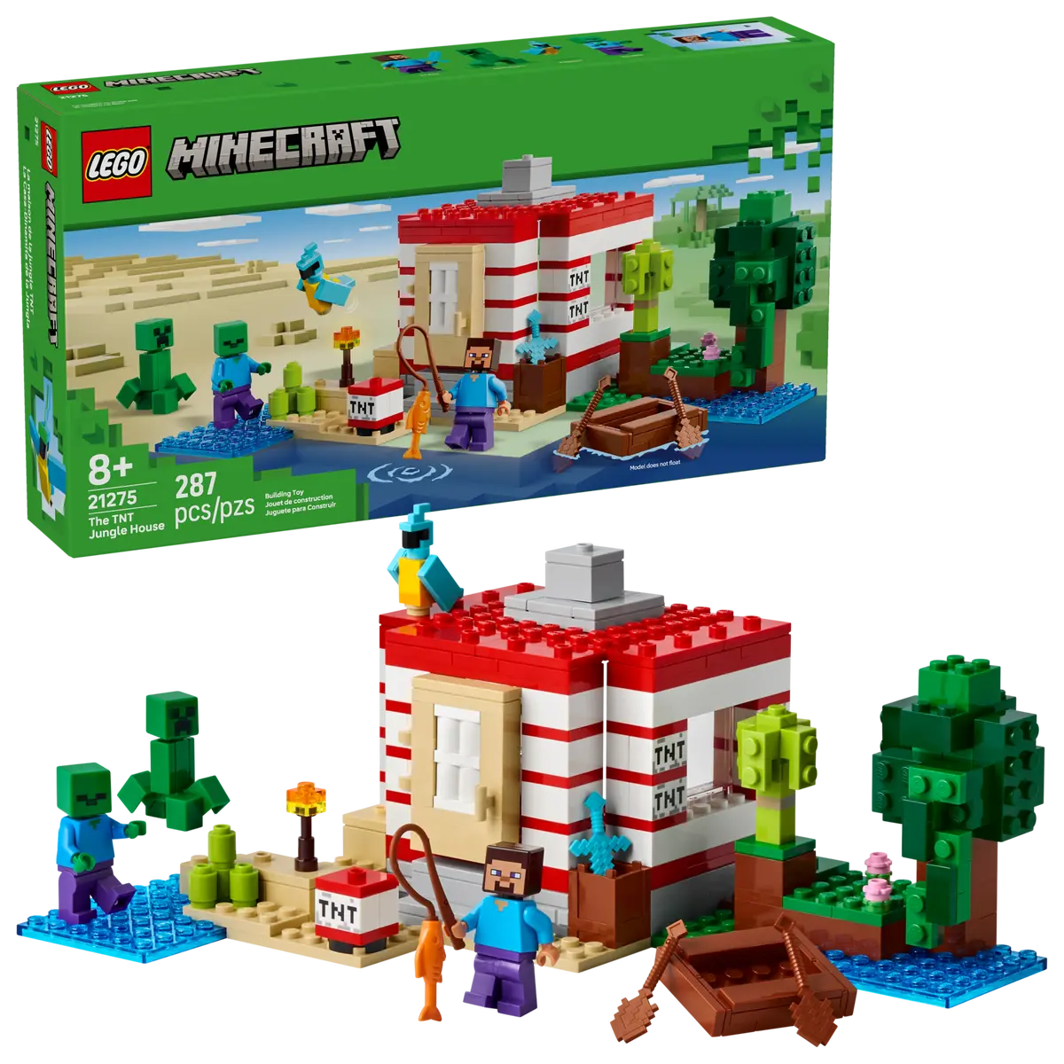 LEGO Minecraft The TNT Jungle House 21275