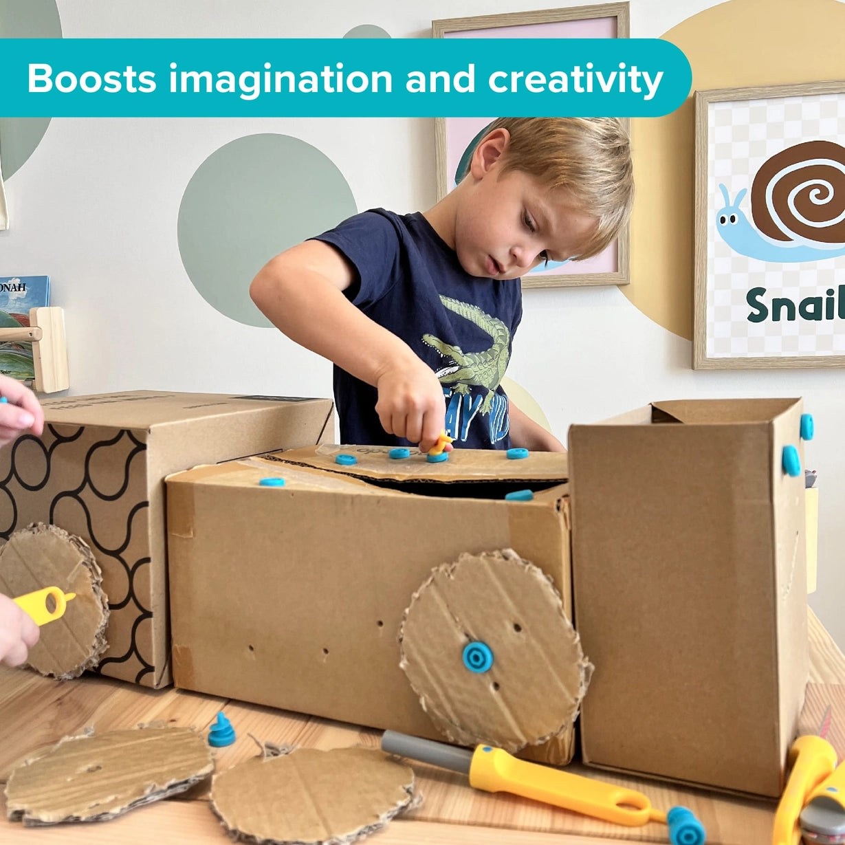 Makedo Create Kit - Cardboard Construction Toolkit