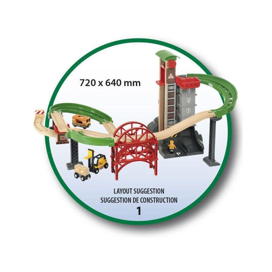 BRIO Lift and Load Warehouse Set