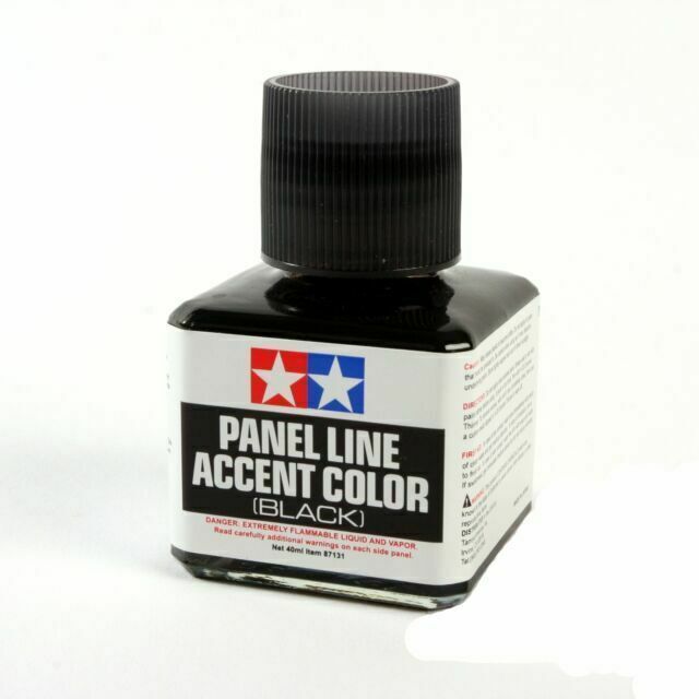 Tamiya Panel Line Accent Colour Black 40mL 87131