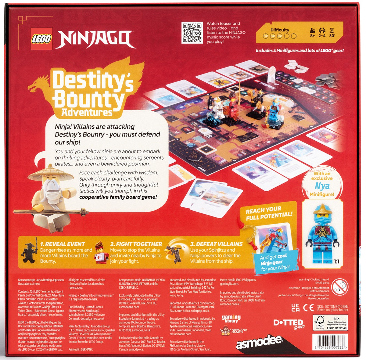 LEGO Ninjago Destiny's Bounty Adventures Board Game