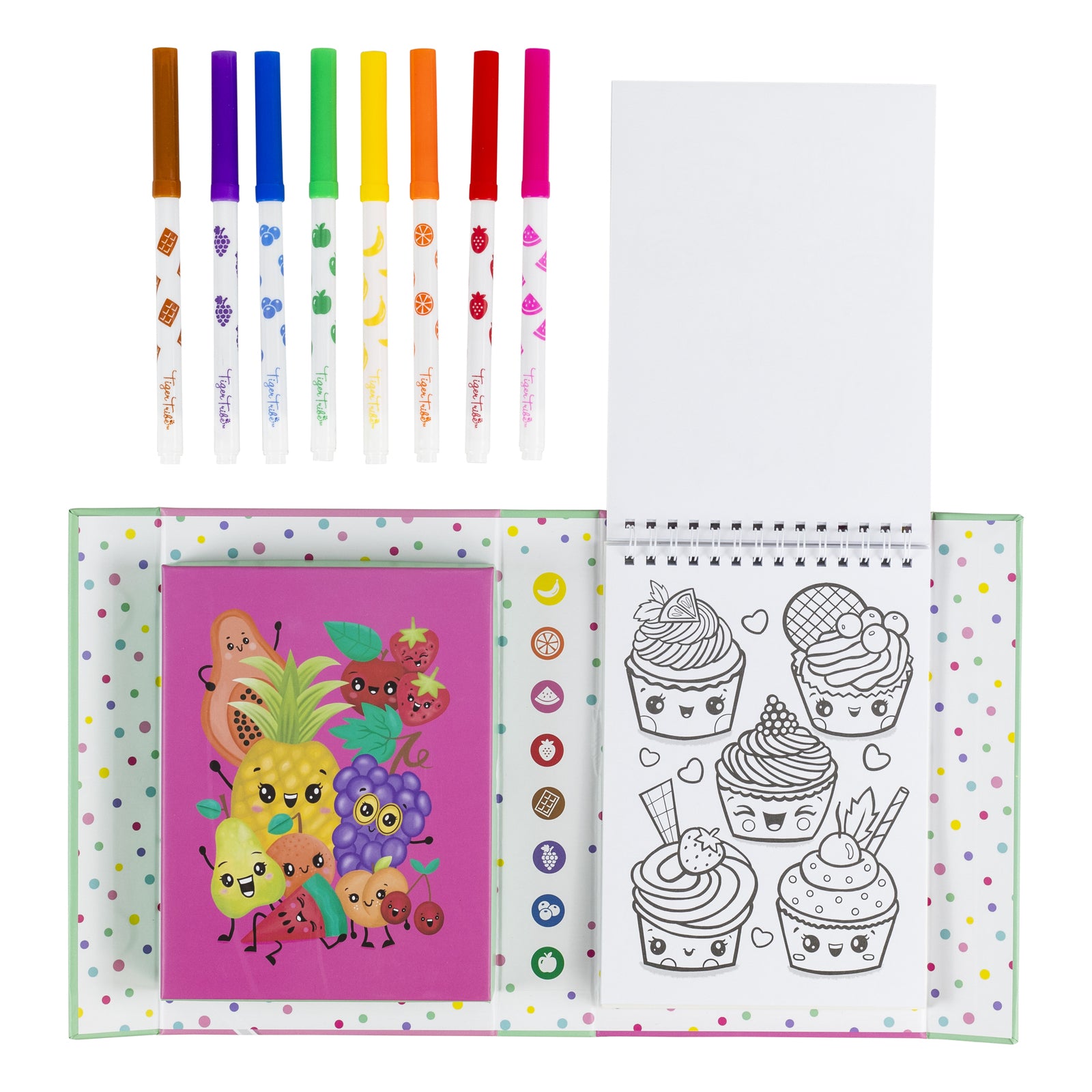 Tiger Tribe Scented Colouring Set - Fruity Cutie