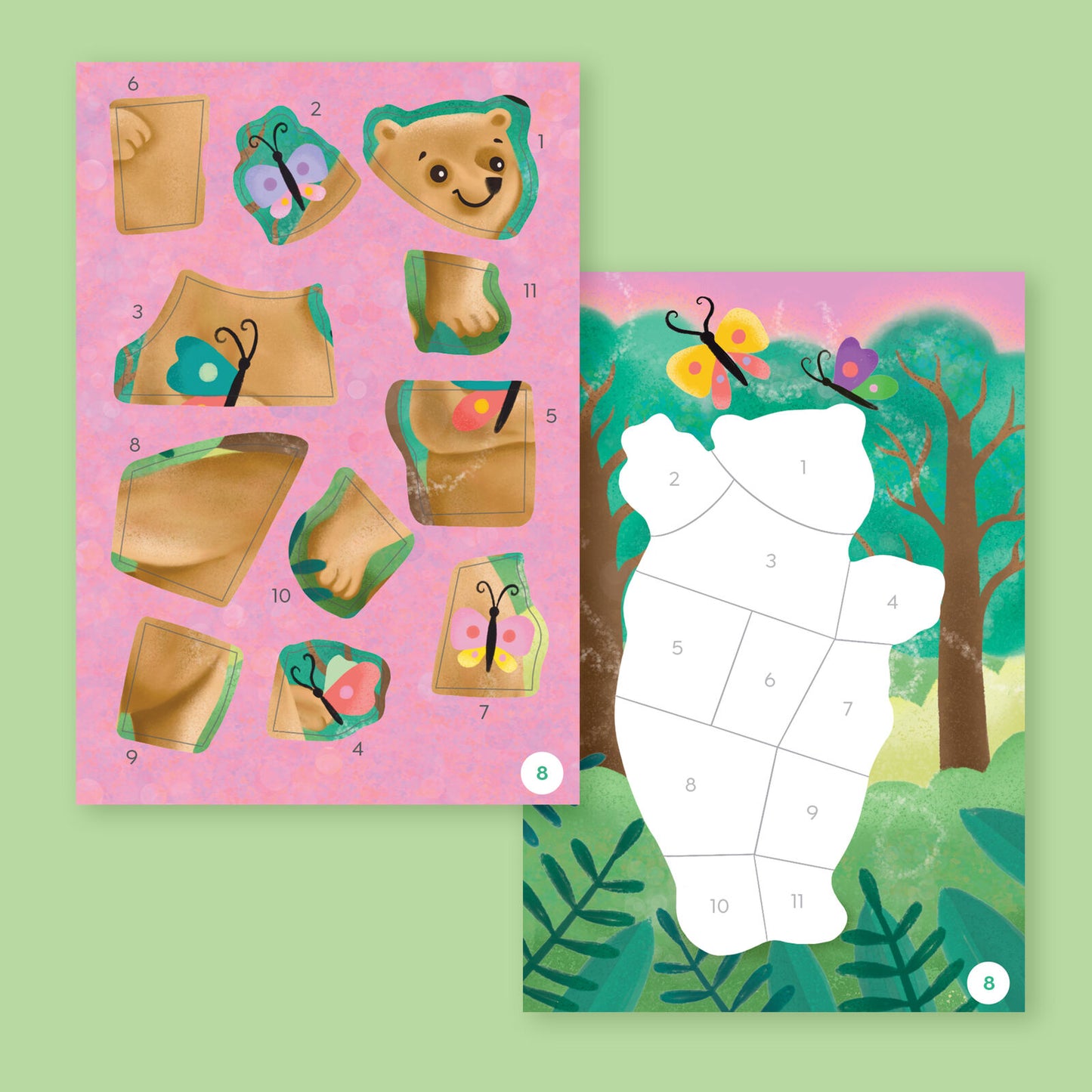 Tiger Tribe Sticker by Numbers - Animals