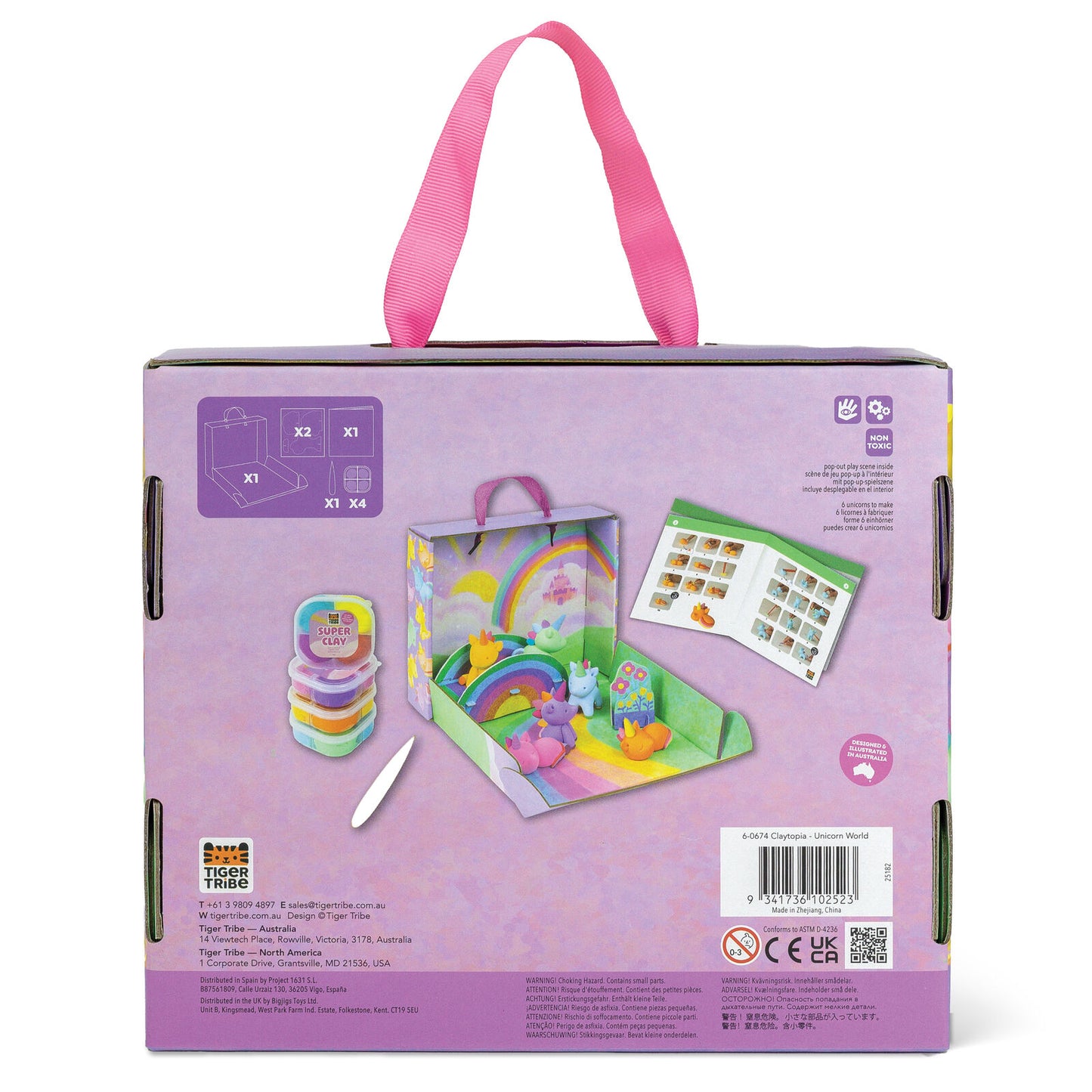 Tiger Tribe Claytopia - Unicorn World