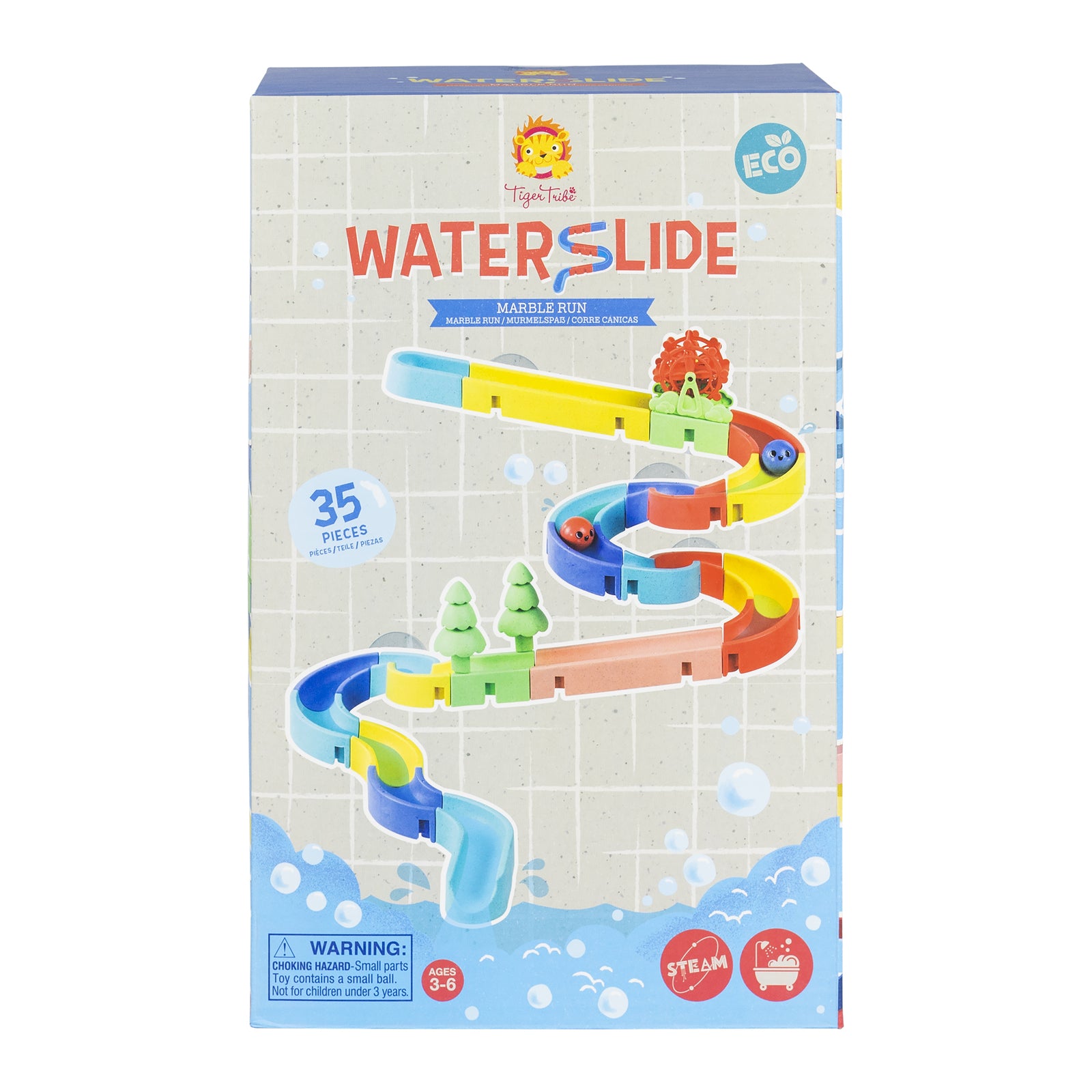 Tiger Tribe Waterslide - Marble Run - Eco