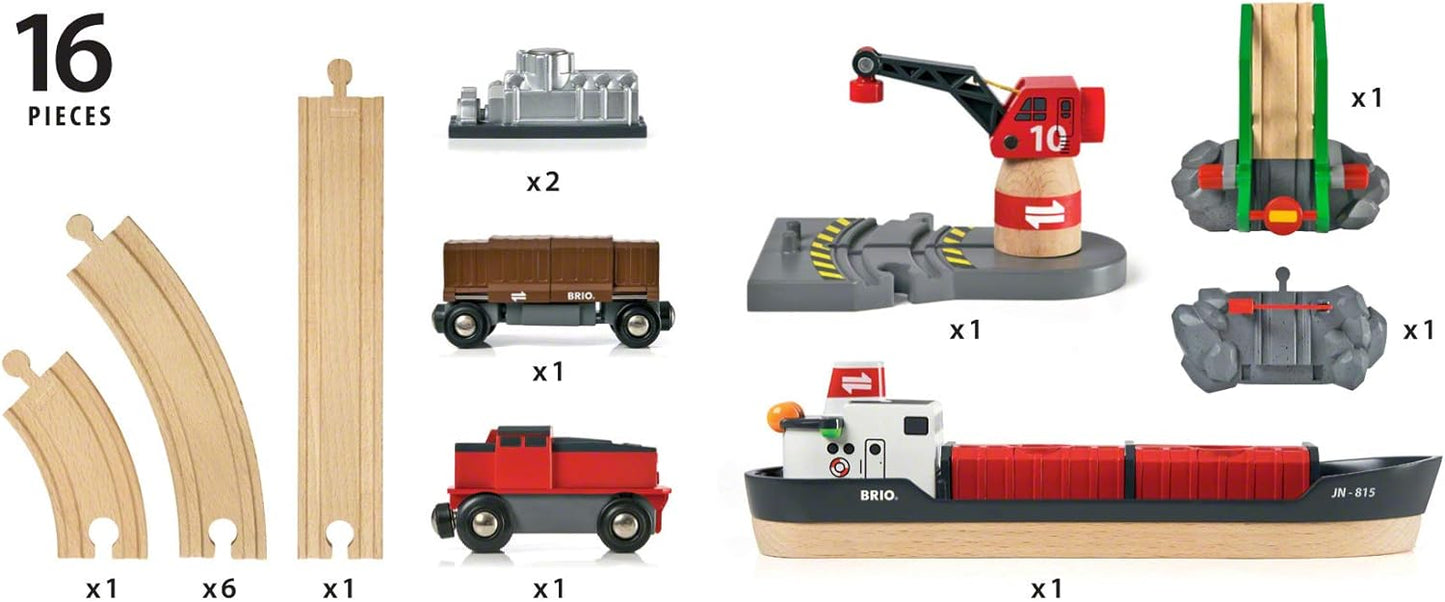 BRIO Cargo Harbour Set