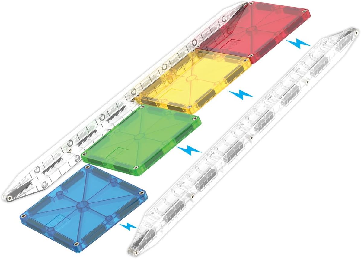 Magna-Tiles Rail Racers - 33 Piece Set