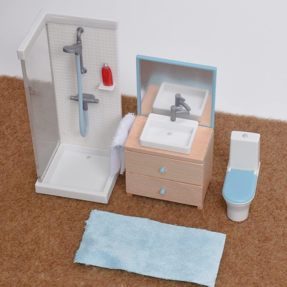 Djeco Dolls House Furniture - Bathroom