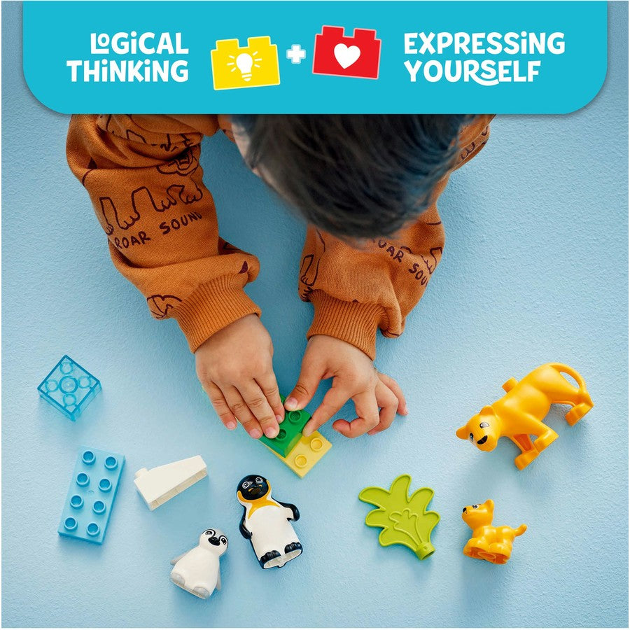DUPLO by LEGO Wild Animal Families: Penguins & Lions 10442