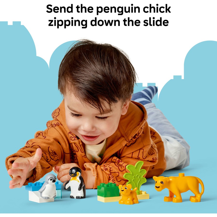 DUPLO by LEGO Wild Animal Families: Penguins & Lions 10442