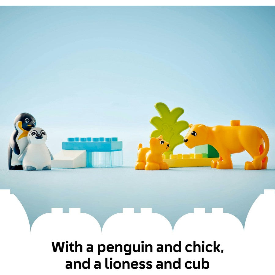 DUPLO by LEGO Wild Animal Families: Penguins & Lions 10442