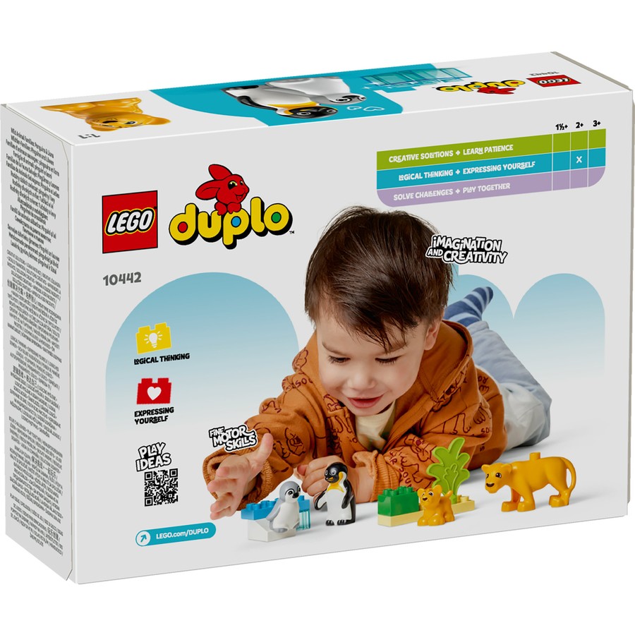 DUPLO by LEGO Wild Animal Families: Penguins & Lions 10442