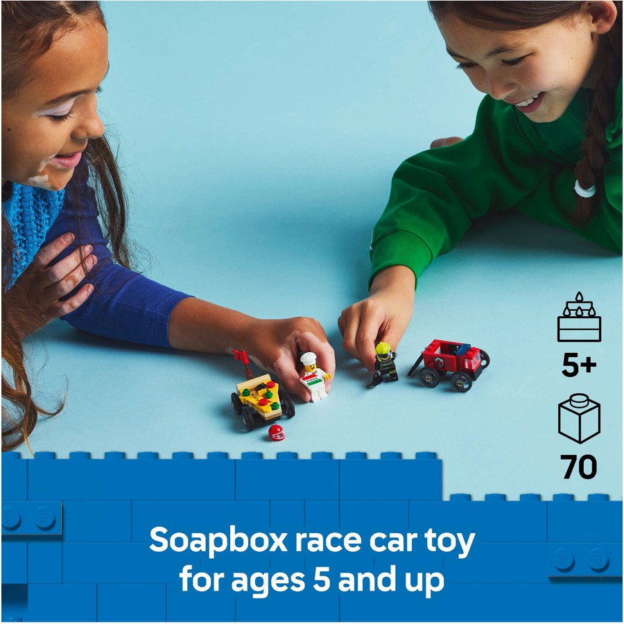 LEGO City Pizza vs. Fire Truck Race Car Pack 60458