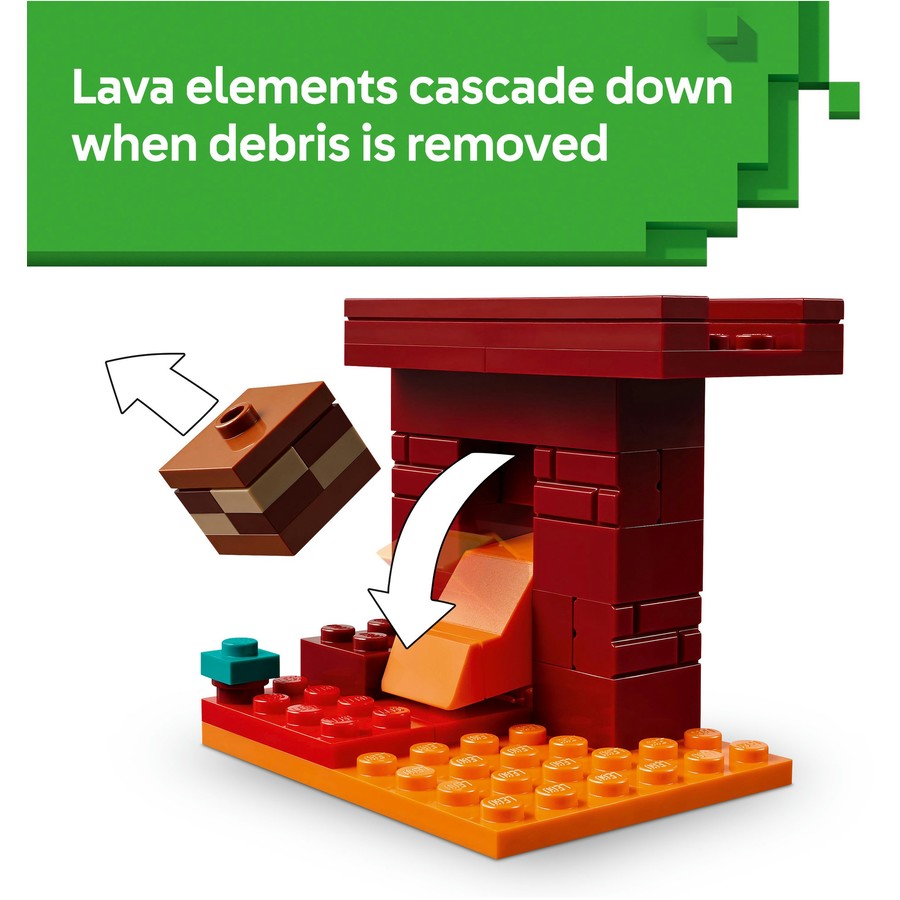 LEGO Minecraft The Nether Lava Battle 21266
