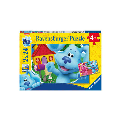 Ravensburger Puzzle Blue and Magenta 2x24pc