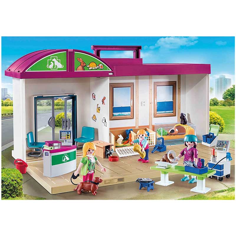 Playmobil Take Along Vet Clinic 70146