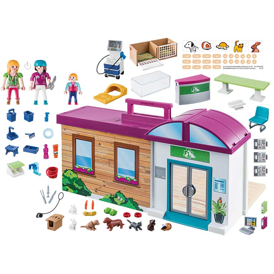 Playmobil Take Along Vet Clinic 70146