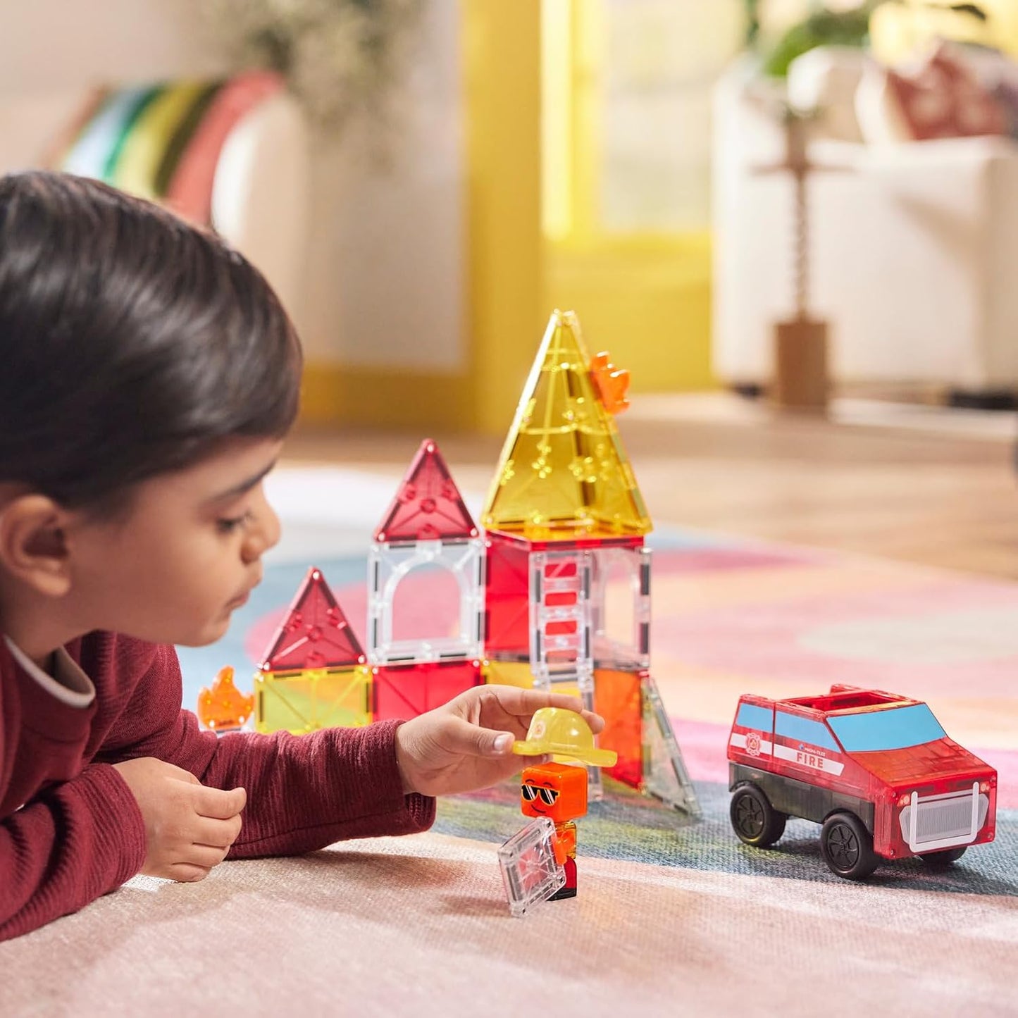 Magna-Tiles Fire Rescue - 27 Piece Set