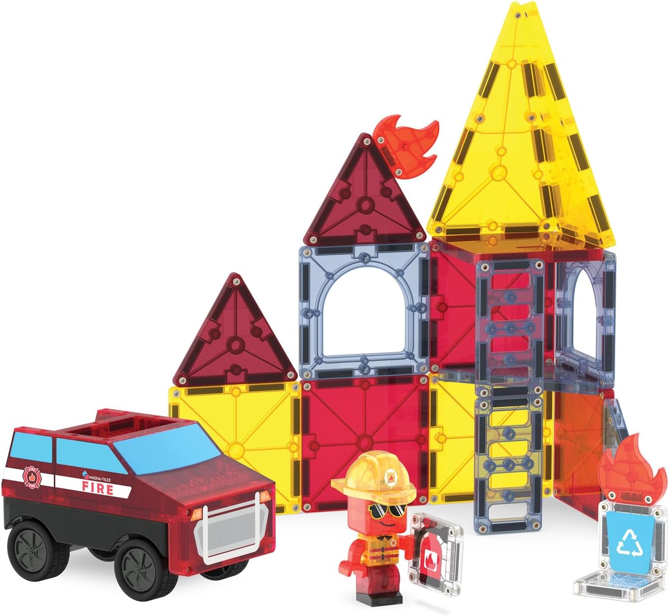 Magna-Tiles Fire Rescue - 27 Piece Set