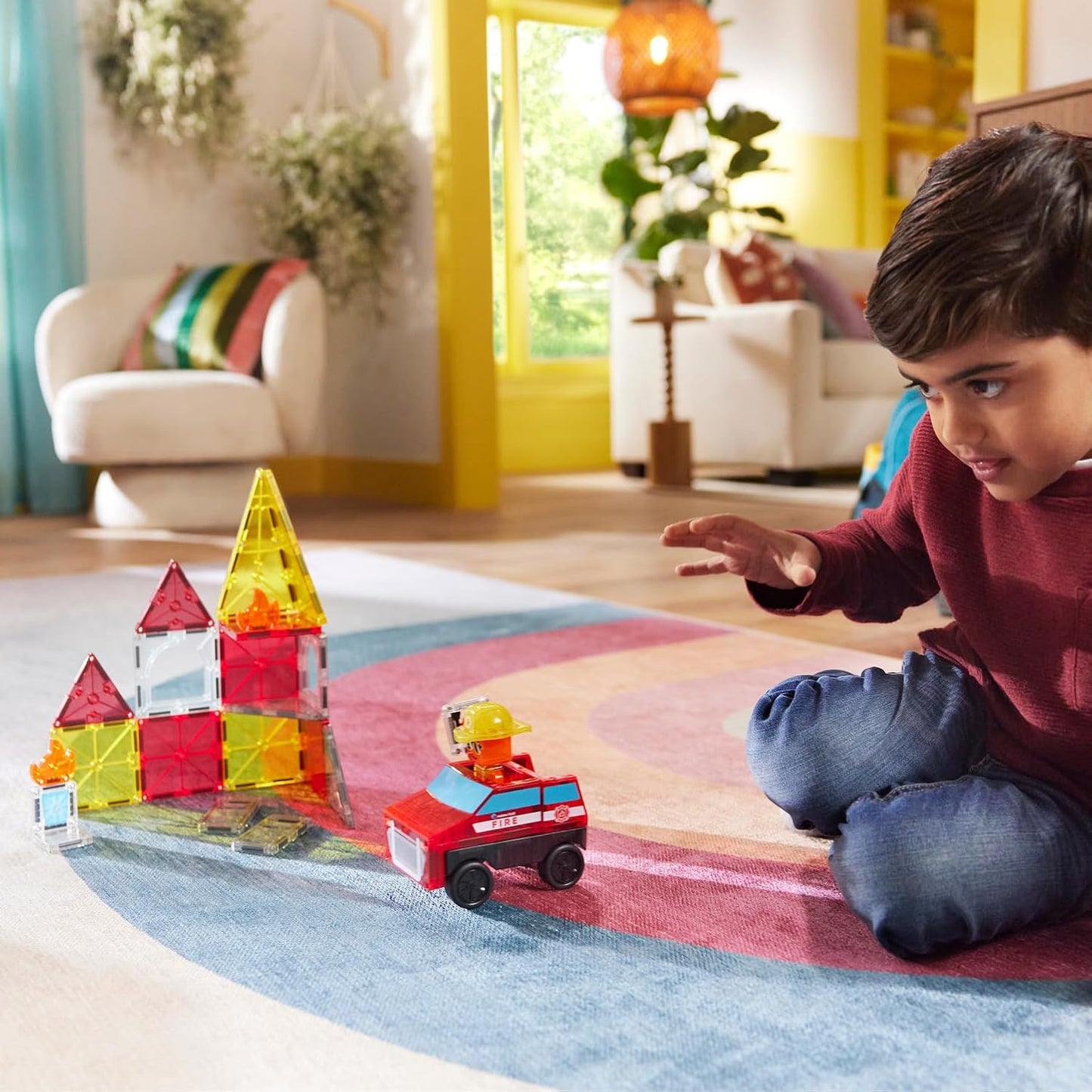 Magna-Tiles Fire Rescue - 27 Piece Set