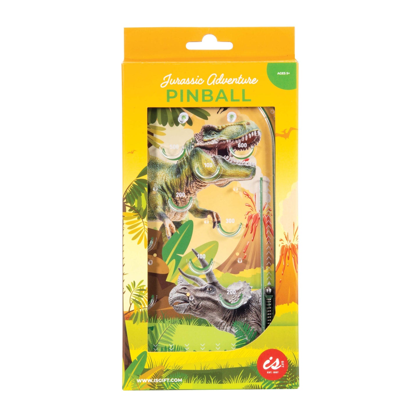 Pinball Jurassic Adventure Game Green
