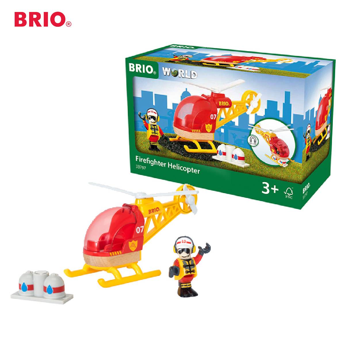 Brio Firefighter Helicopter