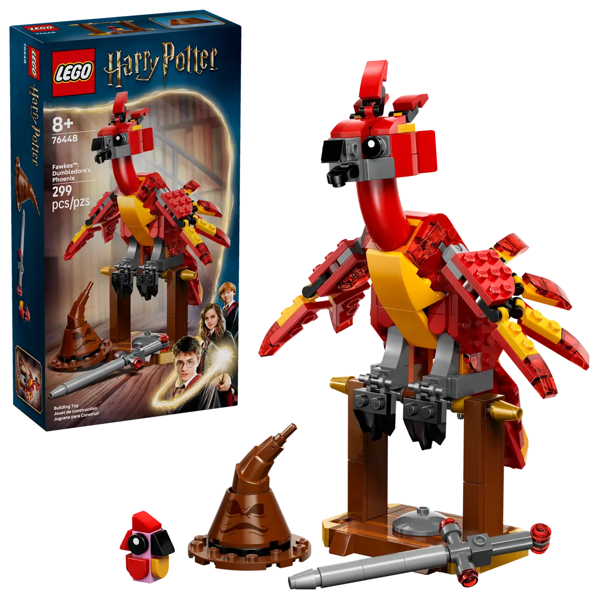 LEGO Harry Potter Fawkes Dumbledore's Phoenix 76448