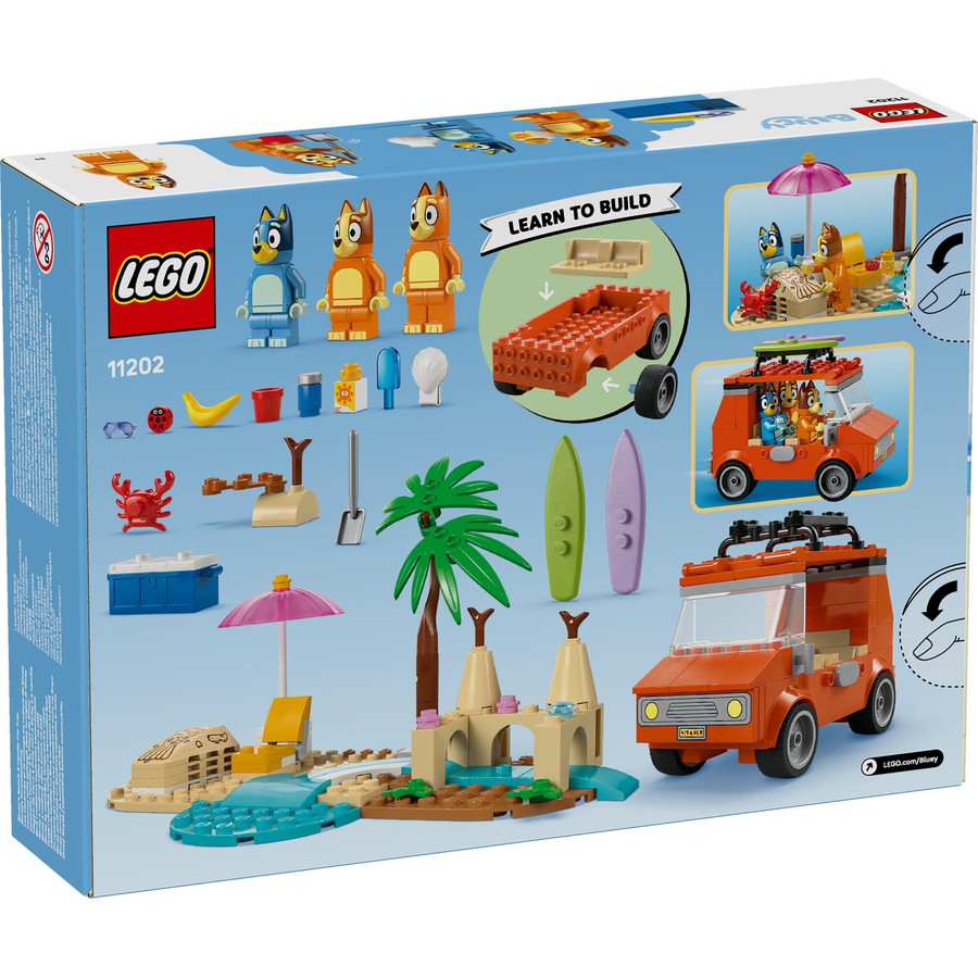LEGO Bluey's Beach & Family Car Trip 11202